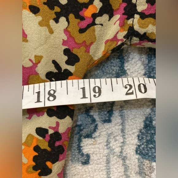 C01 Fossil Womens Shorts Romper with Pockets Abstract Art Floral Knit Sz Small - Picture 7 of 10